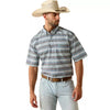 Ariat Mens Pauline Classic Fit Short Sleeve Shirt Blue - 10071732