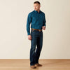 Ariat Mens Peck Classic Fit Shirt Sailor Blue - 10079445