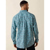 Ariat Mens Phelps Classic Fit Shirt Paisley Print Blue - 10071602