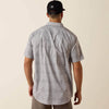 Ariat Mens Printed 360 Airflow Classic Fit Shirt Sleet - 10073439