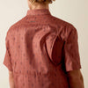 Ariat Mens Printed VentTEK Classic Fit Shirt Copper Brown - 10073430