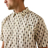 Ariat Mens Printed VentTek 360 Airflow Shirt Sandshell - 10071662