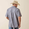 Ariat Mens Pro Series Barry Classic Fit Shirt Evening Blue - 10073602