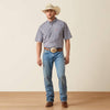 Ariat Mens Pro Series Barry Classic Fit Shirt Evening Blue - 10073602