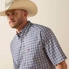 Ariat Mens Pro Series Barry Classic Fit Shirt Evening Blue - 10073602