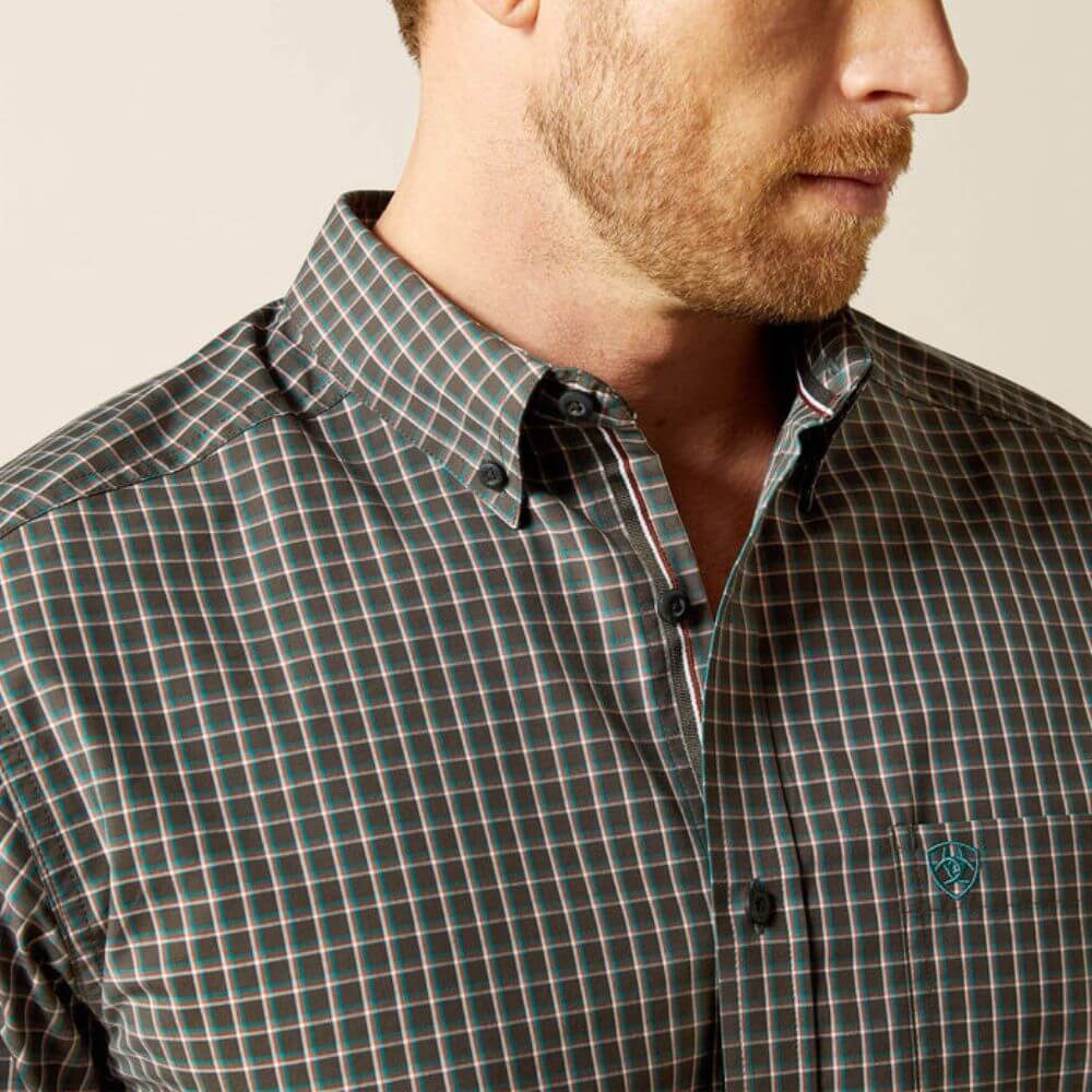 Ariat Mens Pro Series Breck Fitted Shirt Black - 10062180