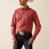 Ariat Mens Pro Series Carlton Fitted Shirt Red
