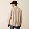 Ariat Mens Pro Series Darius Classic Fit Shirt Pebble Small Plaid - 10080505
