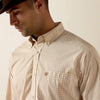 Ariat Mens Pro Series Darius Classic Fit Shirt Pebble Small Plaid - 10080505