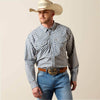 Ariat Mens Pro Series Fintan Snap Shirt Key Largo Blue - 10073618