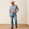 Ariat Mens Pro Series Fintan Snap Shirt Key Largo Blue - 10073618