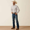 Ariat Mens Pro Series Frasier Fitted Snap Shirt Roasted Cashew Stripe - 10073619