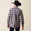 Ariat Mens Pro Series Jaren Classic Fit Shirt Oceana Medium Plaid - 10079257