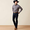 Ariat Mens Pro Series Jaren Classic Fit Shirt Oceana Medium Plaid - 10079257