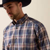 Ariat Mens Pro Series Jaren Classic Fit Shirt Oceana Medium Plaid - 10079257