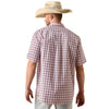 Ariat Mens Pro Series Nathan Plaid Shirt Key Pink - 10073599
