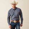 Ariat Mens Pro Series Nick Classic Fit Shirt Blue - 10073610