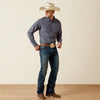 Ariat Mens Pro Series Nick Classic Fit Shirt Blue - 10073610