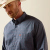 Ariat Mens Pro Series Nick Classic Fit Shirt Blue - 10073610