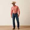Ariat Mens Pro Series Noble Classic Fit Shirt Orange - 10073561