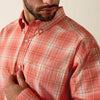 Ariat Mens Pro Series Noble Classic Fit Shirt Orange - 10073561