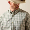 Ariat Mens Pro Series Shane Classic Fit Shirt Loden Frost Plaid - 10073607