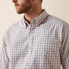 Ariat Mens Pro Series Tex Classic Fit Shirt White Plaid - 10071617