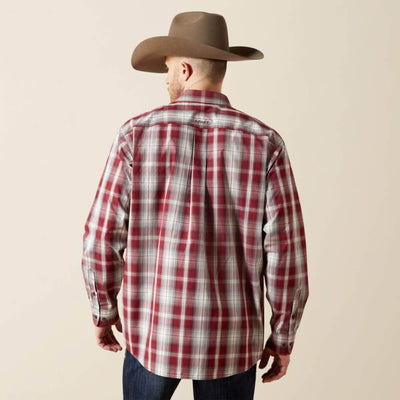 Ariat Mens Pro Series Tillman Shirt Dark Red - 10065859