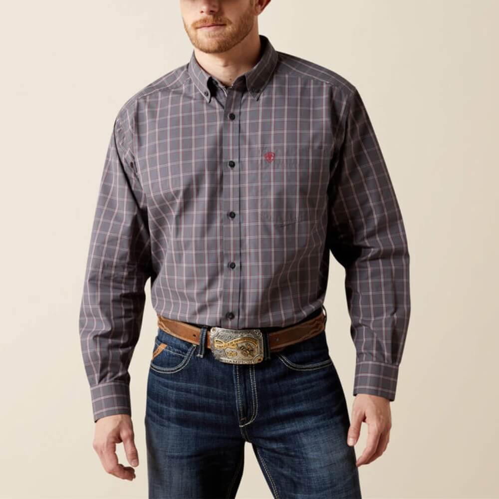 Ariat Mens Pro Series Tucker Shirt Grey - 10065858