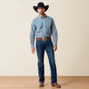 Ariat Mens Pro Series Walter Classic Fit Shirt Lyon Blue - 10079359
