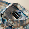 Ariat Mens Pro Series Wes Fitted Shirt Savannah Tan Medium Plaid - 10079432