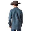 Ariat Mens Pro Series Whit Fitted Shirt Sailor Blue - 10079443