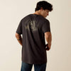 Ariat Mens Proudly Authentic Classic Fit T-Shirt Washed Black - 10073457
