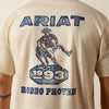 Ariat Mens Proven Stamp Classic Fit T-Shirt Natural - 10073416
