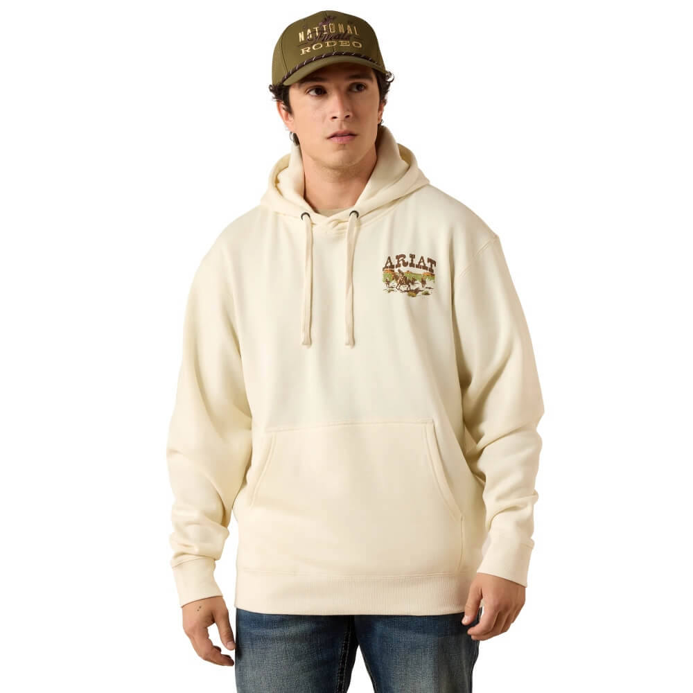 Ariat Mens Pulp Western Hoodie Turtledove - 10079385