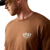 Ariat Mens Quality Wooden Forty Eight T-Shirt Brown - 10073411
