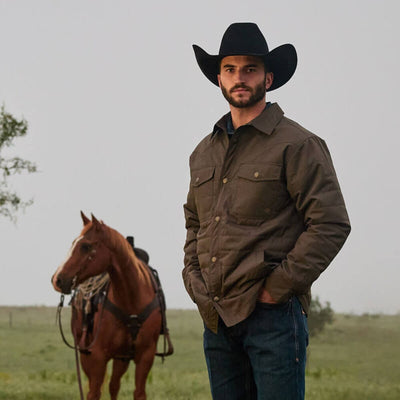 Ariat Mens Quilted Shirt Jacket Dark Green - 10062512