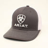 Ariat Mens R112 Grey Mesh Cap - A300003206