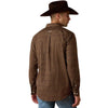 Ariat Mens Raven Long Sleeve Shirt Brown - 10080721