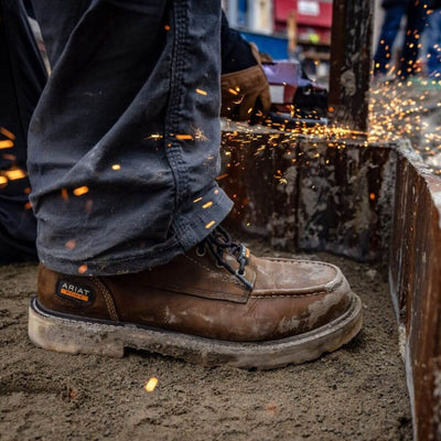 Ariat Mens Rebar Lift 6" Waterproof Composite Toe Work Boots