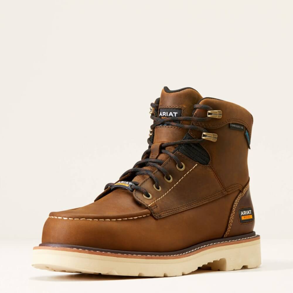 Ariat Mens Rebar Lift 6" Waterproof Composite Toe Work Boots - 10046876