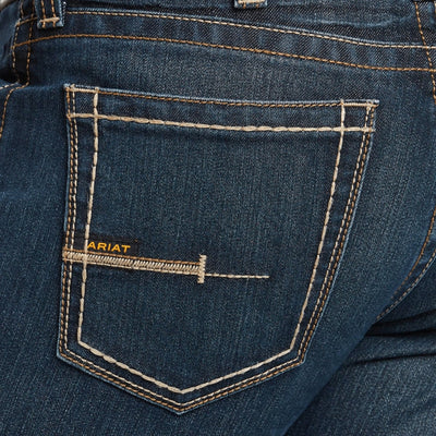 Ariat Mens Rebar M7 Edge Stackable Straight Leg Work Jeans