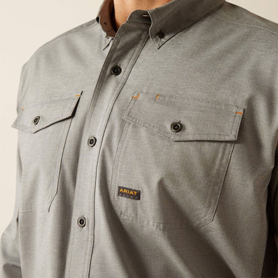 Ariat Mens Rebar VentTEK Dura Stretch Work Shirt