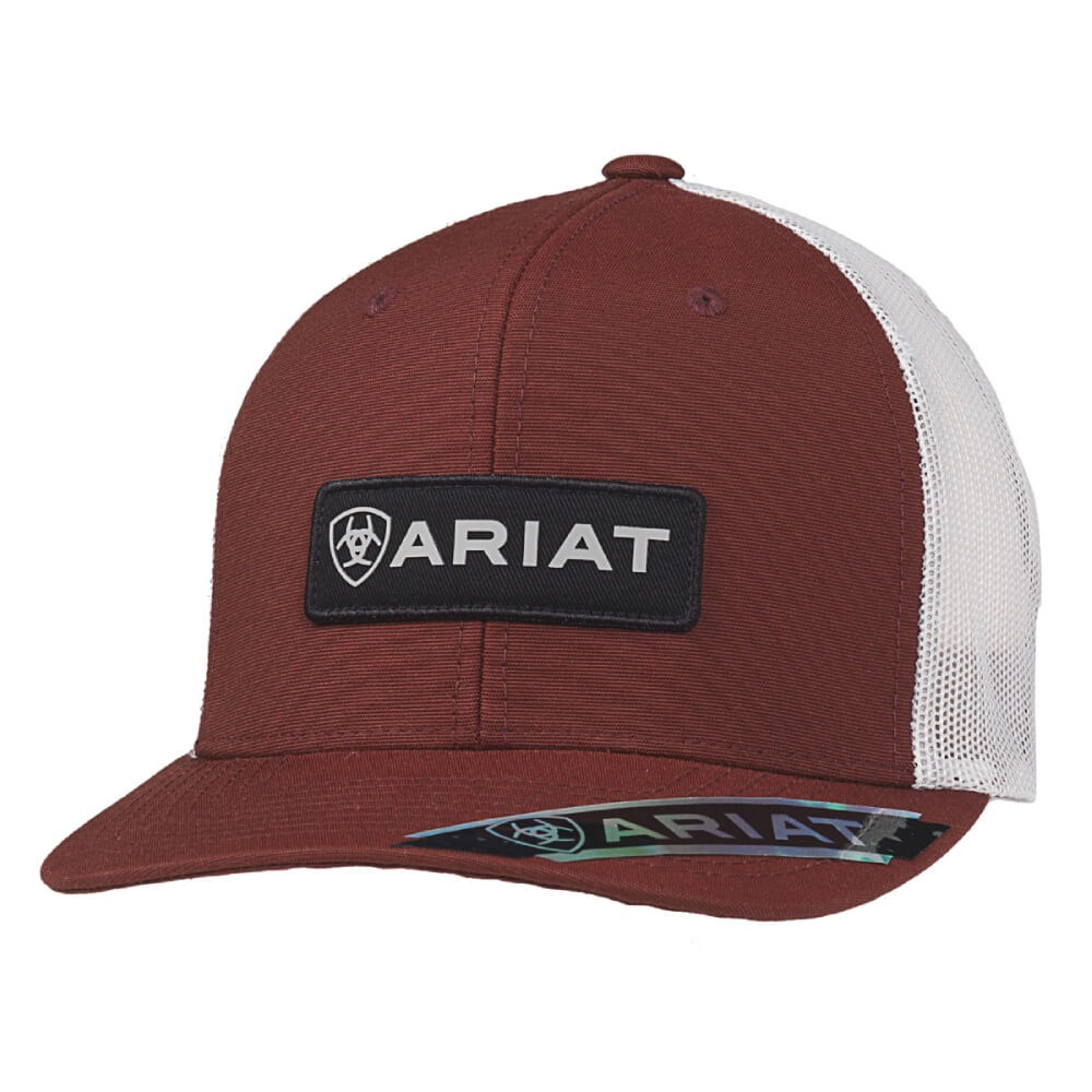 Ariat Mens Rectangle Logo Brick Cap