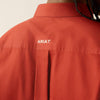 Ariat Mens Red Team Logo Twill Shirt