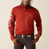 Ariat Mens Red Team Logo Twill Shirt