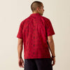 Ariat Mens Retro Camp Classic Fit Shirt Rio Red Western Toss - 10071592