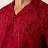 Ariat Mens Retro Camp Classic Fit Shirt Rio Red Western Toss - 10071592