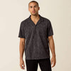 Ariat Mens Retro Camp Classic Fit Shirt Shale - 10071692