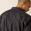 Ariat Mens Retro Camp Classic Fit Shirt Shale - 10071692